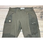 Fjallraven Nikka Curved Trousers Women 34 Dark Olive G-1000 Trekking Pants 89638