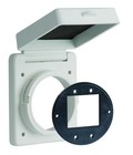 Marinco 3050bi Inlet Breaker 30a 125v Square White