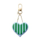 Kate Spade New York X Target Striped Heart Coin Purse Bag Charm Keychain Nwt
