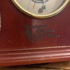 Chiquita Banana Wooden Mantle Table Clock Vintage Tested Working