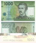 Chile 5 Pcs Set  1000 - 20000 Pesos  2014 25   P161m  P162g  P163e  P164i  P165n