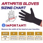 Copper Compression Gloves Arthritis Brace Rheumatoid Pain Relief Hand Support Hb