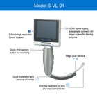  us Delivery  Video Laryngoscope With Disposable Blades mac1 2 3 4 d-blade 