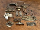  2183-20  Piece Mixed Lot Antique Vintage Misc  Hardware Brass Cast Iron Metal