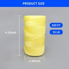 4-strand Nylon Line 830ft Length Strong   Durable Kite 55lb-830ft twisted