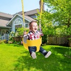 Full Bucket Swing Toddler Swing Set Swing Seat With 58  Chain For Kids Play Fun