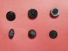 Fabulous Lot Of Fancy Black Buttons - 42 Buttons