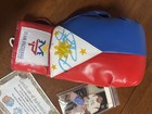 Authentic Autographed Boxing Glove Signed By Manny Pacquiao With Photo