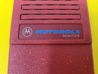 Vintage Motorola Red Pager Minitor Fire Department Used Untested Electronic Prop