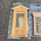 Vintage Nos Classic    fancy Victorian Etched Glass Door    And 2 Windows    3