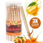 Kashmir Pre Rolled Cones King Size 50 Ct Mango Flavored Rolling Paper Cones