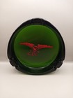 Vintage Felinfoel Brewery Beer Ales Green Large Heavy Glass Ashtray Dragon Logo
