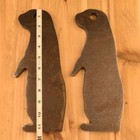 1 2  Ar500 Steel Shooting Targets 4   x11    Prairie Dog Set Of Two
