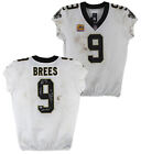 Saints Drew Brees Signed Game Worn 10 22 17 White Nike Jersey Photomatched   Psa