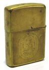 Zippo U s s  Iowa Bb-61 Navy Sparking Solid Brass Vintage Lighter 1932 1990