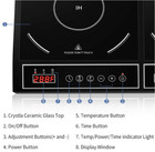 Estufa Electrica Doble Portatil 1800 W Placa De Cocina 2 Quemadores Negro Nuevo