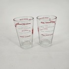 Set Of 2 Elixophyllin Measuring Glass Tablespoons Premium Advertising