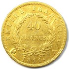 1811 France Gold Napoleon 40 Francs Paris Coin G40f - Au Details - Rare Gold 