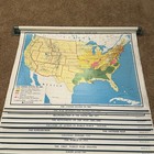 Nystrom Set 12 Vtg World History Pull Down Maps   Spring Roller Mounting Bracket