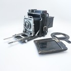 Graflex Crown Graphic 4x5 Camera W  Kodak Ektar  F 4 7 127mm Supermatic Shutter