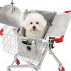 Pet Shopping Cart Cover For Dogs - Foldable  Portable  Sponge Padding  Storage P