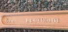 Vintage Lectrolite 6    Adjustable Wrench Defiance Ohio Usa  Some Chipped Chrome 