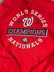 Washington Nationals 2019 World Series Champions Red Hoodie Mens Medium Mlb