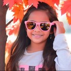 Kids Pink Sunglasses Polarized Mirror Lens Protect Child s Eyes From Uvb W pouch