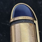 Vintage Eversharp Skyline Blackfountain Pen 14k Gold Nib Gold Trim 40 s