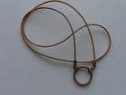 28  Unisex Genuine Leather Cord Eyeglass Holder La Necklace Loop Ring Lanyard