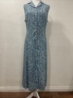 Vintage Clues Collection Floral Dress  Size 14 Maxi Cottage Core Floral