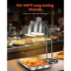 Commercial Food Heat Lamp 2-head Electric Catering For Food Restaurant