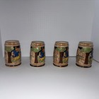 Vintage German Style Ceramic Beer Stein Mugs Set Of 4 Made In Japan Huntsman 
