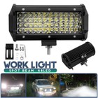 4x 7 inch Led Work Light Bar Flood Spot Offroad Fog Lamp For 4wd Atv Suv Truck