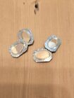 Antique Vintage Silver And Gold Double Sided Cuff Links Cufflinks