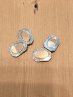 Vintage Cufflinks Gold Tone Oval Ornate Edge Wedding Formal Occasion