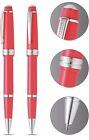 Cross Bailey Light Coral Rollerball Pen  Polished Resin At0745- 5 New