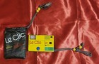 Vintage 1980s Le Clic Yellow Disc Camera With Case  -untested 