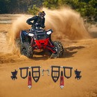 Go Kart Front Suspension Swingarm Kit W strut Knuckles   Hubs