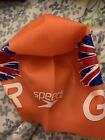 Team Gb Gbr Great Britain Speedo Silicone Solid Swim Cap Olympic Olympics Orange