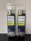2x Philips Sonicare Diamondclean Replacement Electric Toothbrush Head Hx6062 95