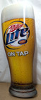 Large Miller Lite On Tap 3d Beer Pint Glass Sign 36 