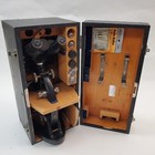 Antique Carl Zeiss Jena Germany Microscope No252003 W  Cabinet Optics Accsories