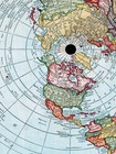 1892 Flat Earth Map - New Standard Map Of The World - 18x24