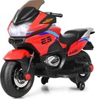 Kids 12v Ride-on Motorcycle Battery Powered Electric Vehicle Training Wheels Led