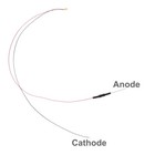 20pcs Pre-wired 30awg Wire Golden White Smd Led 0805 Light With Resistor For 12v