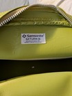 Samsonite Saturn Ii Vintage Green Vinyl Travel Bag Locking Extra Compartments