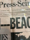 Invasion On D-day June 6 1944 Beaches Won Memphis Press Scimitar