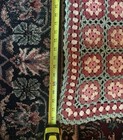 Handmade Crochet Granny Square Afghan Throw Blanket 37x52 Multicolor Vintage