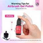 Saviland Airbrush Gel Nail Polish 0 5 Fl Oz  pack Of 12   Basis Color 